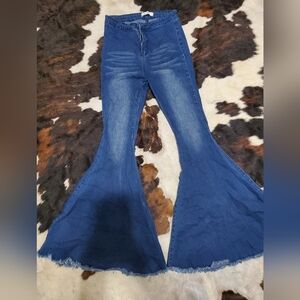 SJ Style Wide Flare Jeans Size S